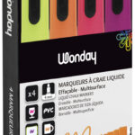 Wonday krijtmarkers rond 4mm - set van 4 stuks