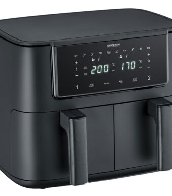 SEVERIN Dubbele Heteluchtfriteuse FR 2463, 2 x 4 Liter