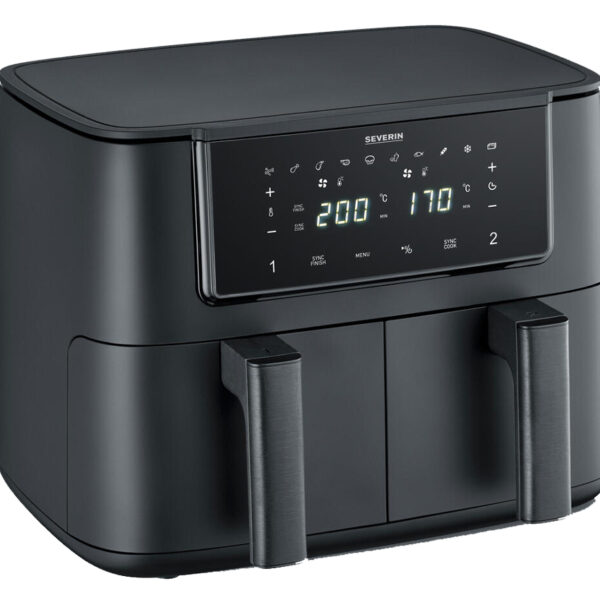 SEVERIN Dubbele Heteluchtfriteuse FR 2463, 2 x 4 Liter