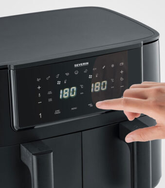 SEVERIN Dubbele Heteluchtfriteuse FR 2463, 2 x 4 Liter