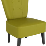 PAPERFLOW bezoekersstoel Brighton, kunstleder, groen