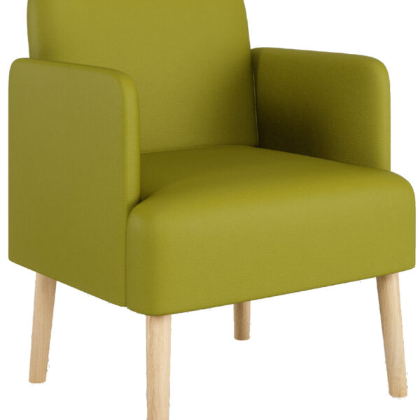 PAPERFLOW bezoekersstoel Brooks, kunstleer, groen