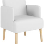 PAPERFLOW bezoekersstoel Brooks, kunstleder, wit