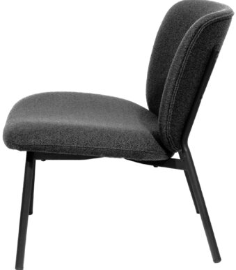 PAPERFLOW bezoekersstoel TWIST, antraciet