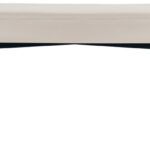 Paperflow zitbank Gaia, maat L, kunstleren bekleding, wit.