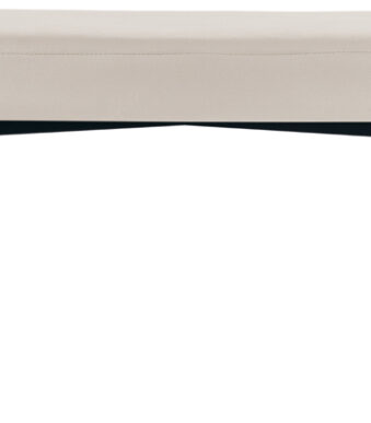 Paperflow zitbank Gaia, maat L, kunstleren bekleding, wit.