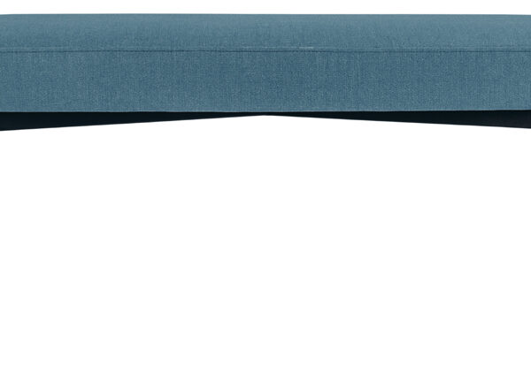 Bankje PAPERFLOW GAIA, groot, stof, blauw