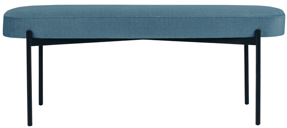 Bankje PAPERFLOW GAIA, groot, stof, blauw Bankje PAPERFLOW GAIA, groot, stof, blauw