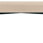 Zitvank GAIA, maat groot, stoffen bekleding, ivoor