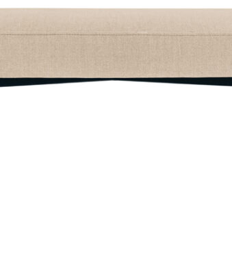 Zitvank GAIA, maat groot, stoffen bekleding, ivoor