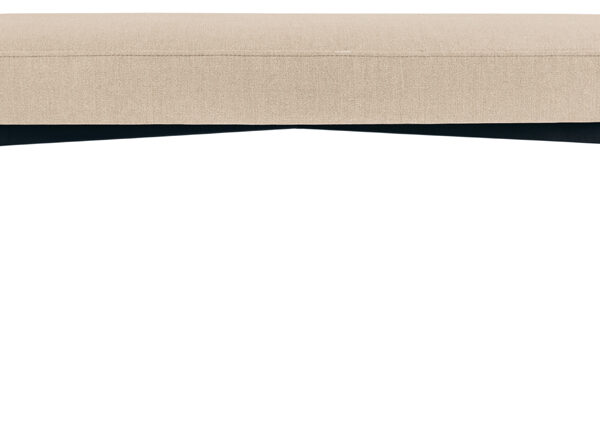 Zitvank GAIA, maat groot, stoffen bekleding, ivoor