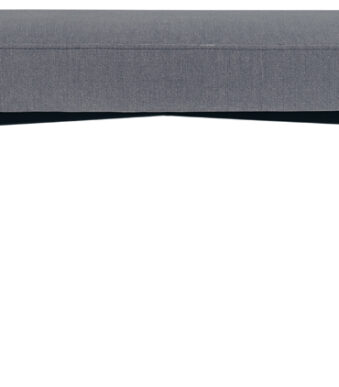 Paperflow zitbank Gaia, maat L, stoffen bekleding, muisgrijs