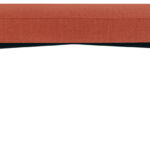 Papierstroomdievenbank Gaia, groot formaat, stoffenbekleding, bruin