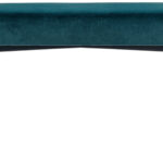 Fluwelen bankje GAIA, groot model, groen