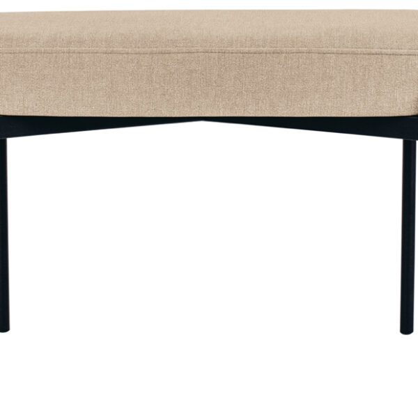 Paperflow bankje Gaia, maat M, stoffen bekleding, ivoor.