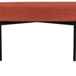 Bank GAIA, middelgroot, stoffen bekleding, bruin