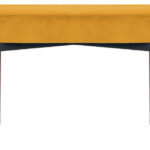 Paperflow zitbank Gaia, maat M, stoffen bekleding, saffraan.