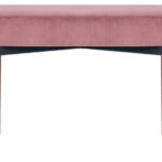 Fluweelzacht bankstel Gaia, middelgroot, roze