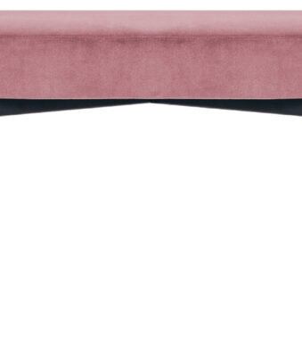 Fluweelzacht bankstel Gaia, middelgroot, roze