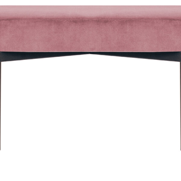 Fluweelzacht bankstel Gaia, middelgroot, roze