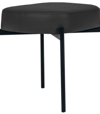 Fauteuil-beleving GAIA, maat S, kunstlederen bekleding, zwart