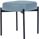 Zitbank GAIA, maat S, kunstlederen bekleding, blauw