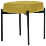 Zitbank GAIA, kleine maat, met kunstlederen bekleding, groen.