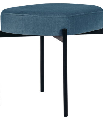 Papierstroomslaapbank Gaia, maat S, stoffen bekleding, blauw