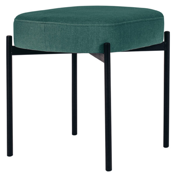 Papierrolbank GAIA, maat S, stoffen bekleding, groen