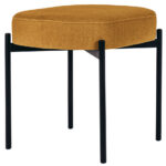 Zitbank GAIA, kleine maat, stofbekleding, safraan.