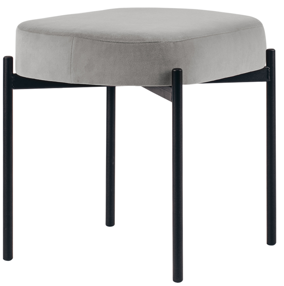 Paperflow bankje Gaia, maat S, fluweelstof, grijs Paperflow bankje Gaia, maat S, fluweelstof, grijs