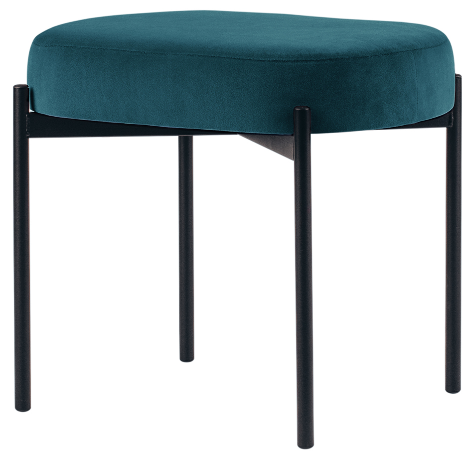 Fluwelen zitkruk Gaia, groen, kleine maat Fluwelen zitkruk Gaia, groen, kleine maat