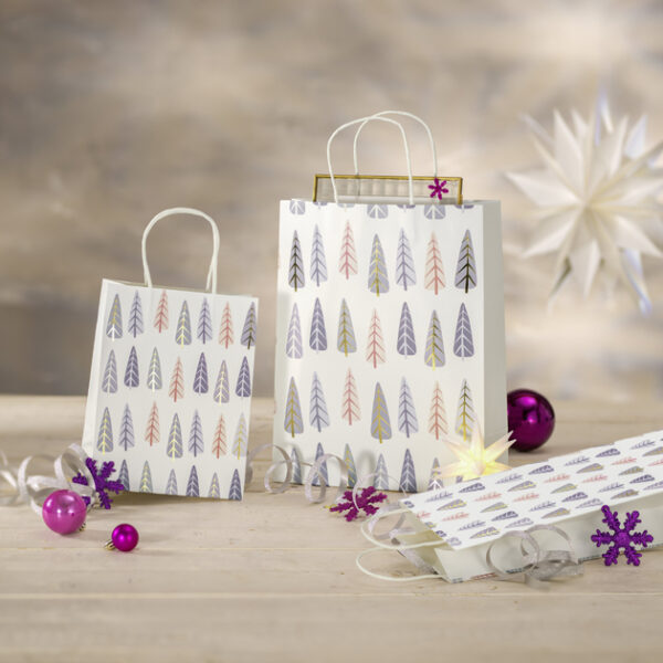 Sigel kerst flessentas 'Pine Trees