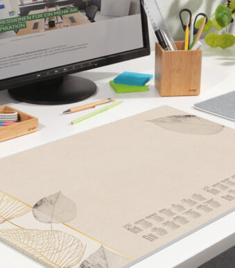 Sigel Papieren Bureauonderlegger 'Natural Leaves', 595 x 410 mm