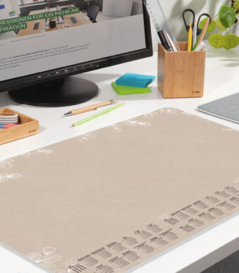 Sigel Papieren Bureauonderlegger 'Natural Eucalyptus