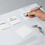 Sigel zelfklevende notitieblokken, 75 x 75 mm, blanco, wit