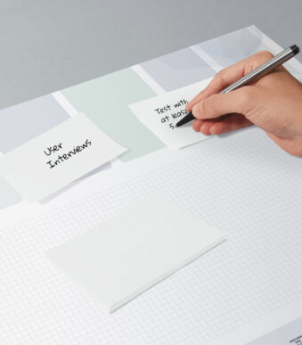 Sigel zelfklevende notitieblokken, 125 x 75 mm, blanco, wit