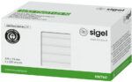 Sigel zelfklevende notitieblokken, 125 x 75 mm, blanco, wit