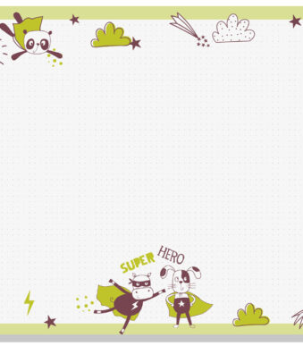 Sigel papieren bureau-onderlegger 'Little Heroes', 420 x 297 mm