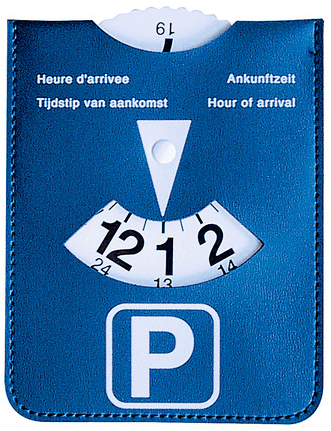 Kangaro parkeerkaart, 24-uurs indeling, blauw Kangaro parkeerkaart, 24-uurs indeling, blauw