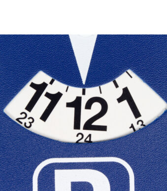 Kangaro parkeerkaart, 24-uurs indeling, blauw