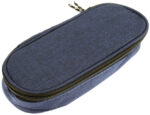 Kangaro pennenetui ovaal polyester donkerblauw