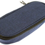 Kangaro pennenetui ovaal polyester donkerblauw