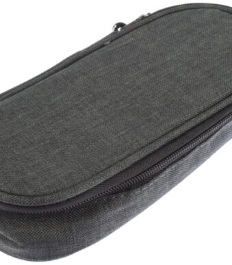Kangaro etui ovaal polyester donkergrijs