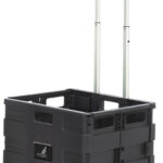 Kangaro opvouwbare transportkar met opvouwbare bak, draagvermogen 35 kg