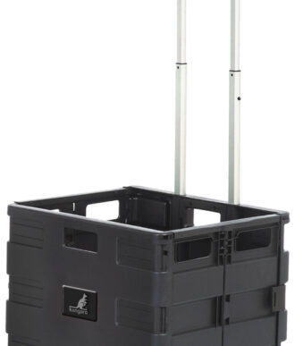 Kangaro opvouwbare transportkar met opvouwbare bak, draagvermogen 35 kg