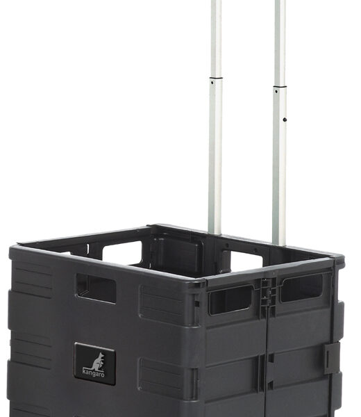 Kangaro opvouwbare transportkar met opvouwbare bak, draagvermogen 35 kg