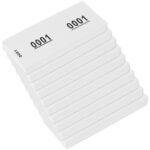 Kangaro nummerblok 1-1000, 105 x 42 mm, wit