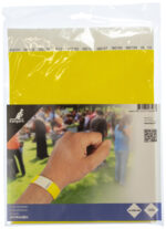 Kangaro polsbandjes, 254 x 19 mm, scheurvast, geel