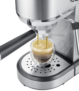 SEVERIN Espressomachine KA 5997, 1.350 Watt, zilver